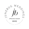 junebug-weddings-member-badge-2025-white-r00fk94uk34a0atesilx4bs8rwax329q1i8udlu6eg